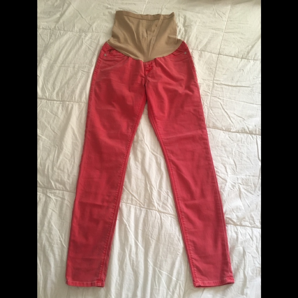 Hudson Jeans Pea in the Pod maternity Jeans 29 red